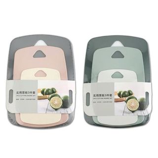 Bộ 3 thớt kháng khuẩn, thớt nhựa pp an toàn cho sức khỏe