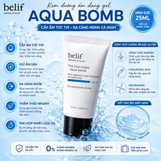 Kem dưỡng Belif Aqua Bomb 25ml – cấp ẩm cấp nước giá siêu tốt