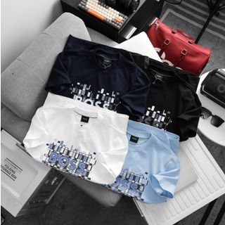 ÁO THUN NAM B.O.O.S NEW T-Shirt  Chất cotton 4c in cao.