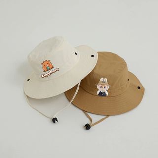 Mũ Bucket, Mũ Cao Bồi Vành Rộng Cho Bé Từ 5 Đến 11 Tuổi Chất Vải Kaki Thoáng Mát MU519