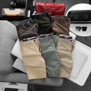 Short KHAKI nam. Full 6 Colors.  Chất khaki chính phẩm dày dặn xịn sò, co giản nhẹ fom slim.