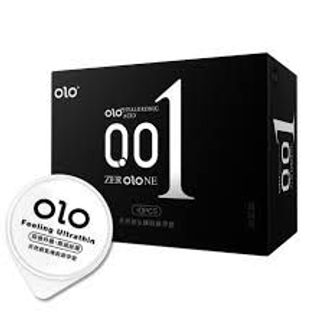 Bao cao su olo 001 đen hộp 10 cái, bao cao su giá sỉ, giá bán buôn toàn quốc