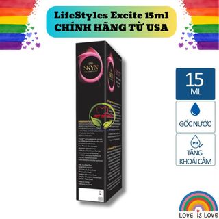 Gel bôi trơn tăng khoái cảm cho nữ LifeStyles Exicte 15ml, gel bôi trơn giá sỉ, giá bán buôn toàn quốc