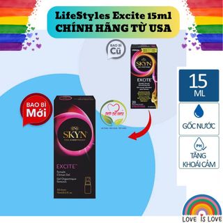 Gel bôi trơn tăng khoái cảm cho nữ LifeStyles Exicte 15ml, gel bôi trơn giá sỉ, giá bán buôn toàn quốc