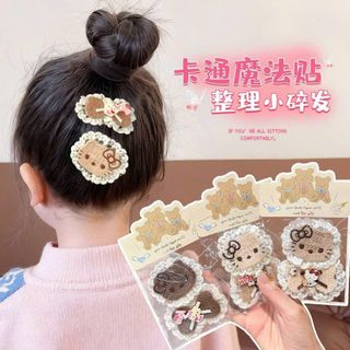 VĨ 2 DÁN TÓC KITTY VẢI LEN
