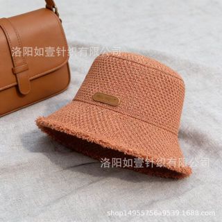 Mũ Bucket Cói Vintage Viền Tua Rua M23