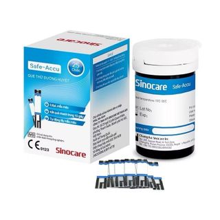 50 Que + 50 kim thử đường huyết sinocare