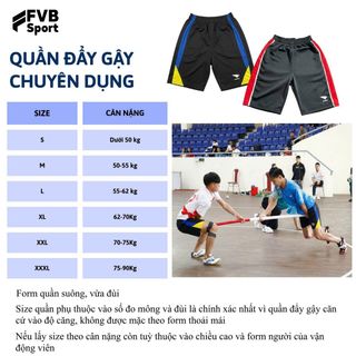 Quần Đẩy Gậy Nam Nữ Hiwing Cao Cấp – Vải Dày Có Đệm, Co Giãn Tốt, Bảo Vệ Khi Thi Đấu