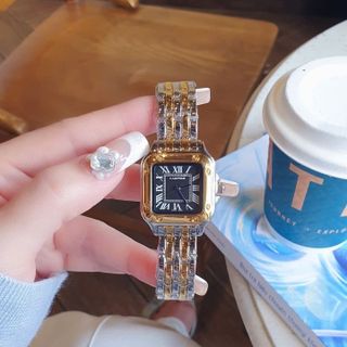 SĂN SALE MÙA HÈ ĐỒNG HỒ NỮ TRUNG CẤP KATIER MẶT VUÔNG KHOÁ BƯỚM