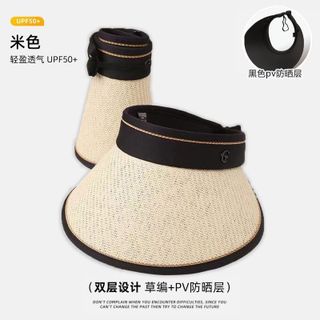 Mũ Nửa Đầu Chống Nắng Phối Viền Đen Sang Trọng M18