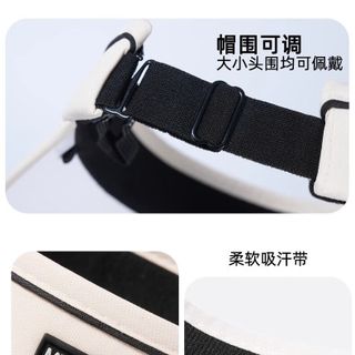 Mũ Nửa Đầu Chống UV Viền Đen Sang Trọng M10
