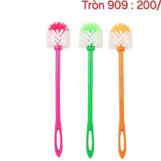 CHỔI CỌ TOILET ĐẦU TRÒN CÁN NHỰA (T200)