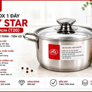 NỒI INOX 1 ĐÁY SKY STAR NI-20cm (T20)
