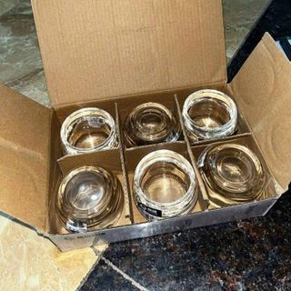 BỘ 6 LY THỦY TINH TRÒN 80ML LXCY017 (T12)