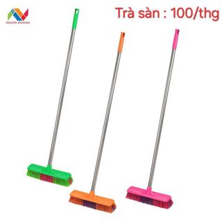 CHỔI CHÀ SÀN CÁN INOX (T100)