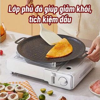 CHẢO NƯỚNG VÂN ĐÁ 35CM