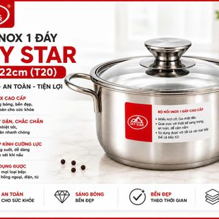 NỒI INOX 1 ĐÁY SKY STAR NI-22cm (T20)