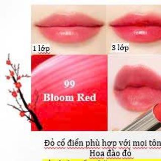 SON THE WHOO MÀU #99 BLOOM RED – MÀU HOT DỄ BÁN