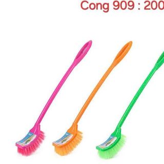 CHỔI CỌ TOILET ĐẦU CONG CÁN NHỰA (T200)