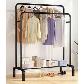 GIÁ TREO QUẦN ÁO 2 TẦNG SƠN TĨNH ĐIỆN