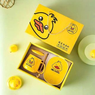 BỘ CỐC HÂM NÓNG HÌNH VỊT VÀNG