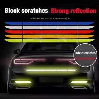 (BÁN SỈ) Miếng Dán Phản Quang Cảnh Báo Chống Va Chạm Bảo Vệ An Toàn Phía Sau Xe Hơi khaihuyauto