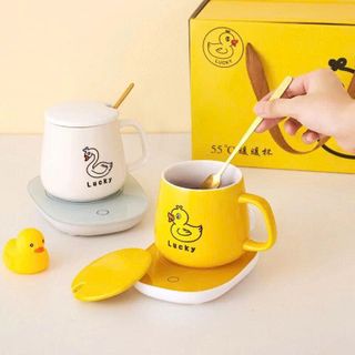 BỘ CỐC HÂM NÓNG HÌNH VỊT VÀNG