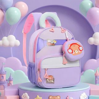 🐻 BALO TRẺ EM A0971 – Màu pastel xinh xắn chuẩn phong cách Hàn