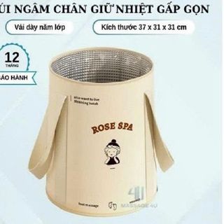 TÚI VẢI NGÂM CHÂN GIỮ NHIỆT GẤP GỌN