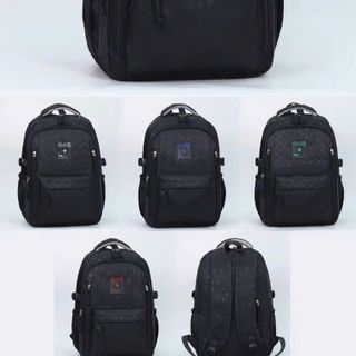 🎒 BALO ĐEN THỜI TRANG 6179 – Cá tính chuẩn style Hàn, Phối outfit cực ngầu cho nam nữ
