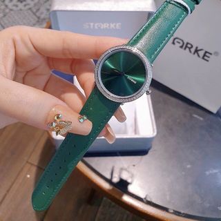 XẢ KHO MÙA HÈ ĐỒNG HỒ NỮ CHÍNH HÃNG STARKE DÂY DA NHIỀU MÀU FULLBOX