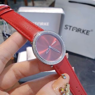XẢ KHO MÙA HÈ ĐỒNG HỒ NỮ CHÍNH HÃNG STARKE DÂY DA NHIỀU MÀU FULLBOX