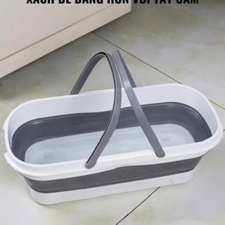 XÔ NƯỚC GẤP GỌN THÔNG MINH – HÌNH CHỮ NHẬT TIỆN DỤNG