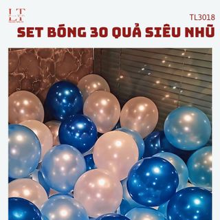 COMBO BÓNG SIẾU NHŨ MIX MÀU 30 QUẢ / TÚI ( NHIỀU MẪU )