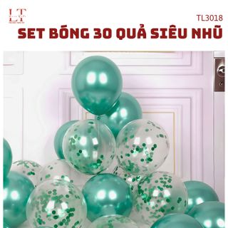 COMBO BÓNG SIẾU NHŨ MIX MÀU 30 QUẢ / TÚI ( NHIỀU MẪU )
