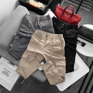 Quần Suông kaki ZR dài nam túi hộp vuông. Vải cotton xịn dày mịn.