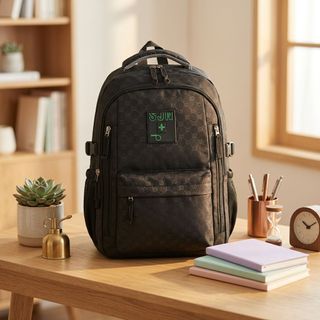 🎒 BALO ĐEN THỜI TRANG 6179 – Cá tính chuẩn style Hàn, Phối outfit cực ngầu cho nam nữ