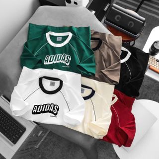 Áo thun nam. Chất thun cotton  4c chính phẩm đàn hồi tốt, mềm mịn,độ bền màu cao. Thiết kế  viền mí kết hợp phối bo cổ.