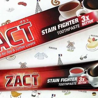 Kem đánh răng Zact dành cho người dùng trà, cà phê, t h uốc lá 190g Lion Nhật Bản