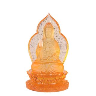 ( BÁN SỈ) Phật Mẹ Quan Âm Đá Lưu Ly Đặt Taplo Phát Sáng, Tượng Phật Pha Lê Cao Cấp Để Taplo Ô tô, Bàn Làm Việc Mang Lại May Mắn