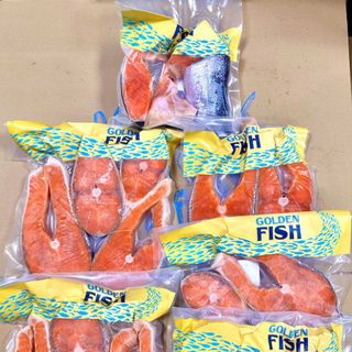 Cá hồi cắt khoanh nhập khẩu 1kg - Thùng 10kg