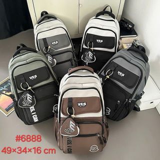 🎒 BALO YES I CAN A6888 – Form lớn chuẩn Hàn đựng laptop cực tiện