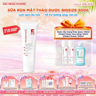 Sữa Rửa Mặt Thảo Dược [300G] - Sắc Ngọc Khang KÈM QUÀ TẶNG