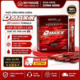 Thức Uống Tăng Năng Lượng DMAXX Không Đường Hộp 30 Gói