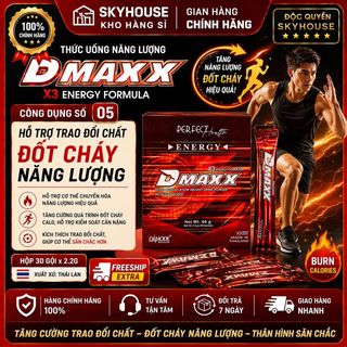 Thức Uống Tăng Năng Lượng DMAXX Không Đường Hộp 30 Gói