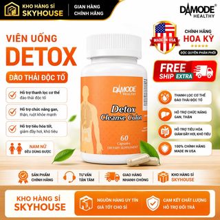 Đào Thải Độc Tố Hệ Tiêu Hóa - Detox & Cleanse Colon Lọ 60 Viên