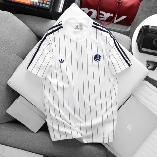 Mẫu áo thun nam phối sọc mới, logo thêu cực tinh tế, áo full tem tag, chất cotton 4c dày dặn,mền mịn mát co giãn.