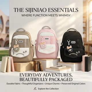 BALO HỌC SINH A0518 – Form Hot Trend Kèm Móc Ví Siêu Xinh 🎒