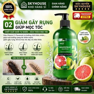 DẦU GỘI TRỊ GÀU KÍCH THÍCH MỌC TÓC TINH CHẤT BƯỞI ĐỘC QUYỀN DAMODE 500ML NAM NỮ