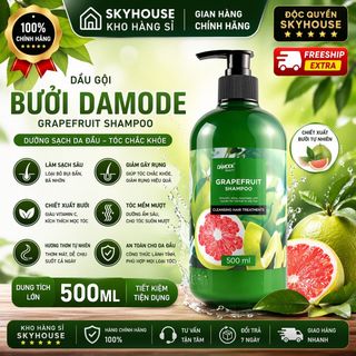 DẦU GỘI TRỊ GÀU KÍCH THÍCH MỌC TÓC TINH CHẤT BƯỞI ĐỘC QUYỀN DAMODE 500ML NAM NỮ
